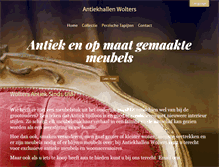 Tablet Screenshot of antiekhallenwolters.nl
